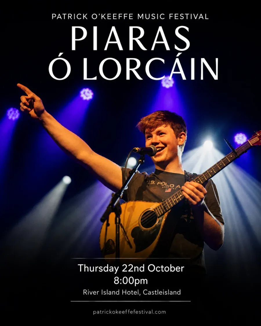Piaras Ó Lorcáin in Concert — Patrick O'Keeffe Festival 2026